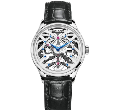 ماركة AGELOCER تصميم جديد للنساء ساعات الفاخرة اله...