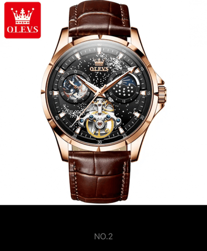 Olevs الأصلي الرجال التلقائي الساعات الميكانيكية ا...