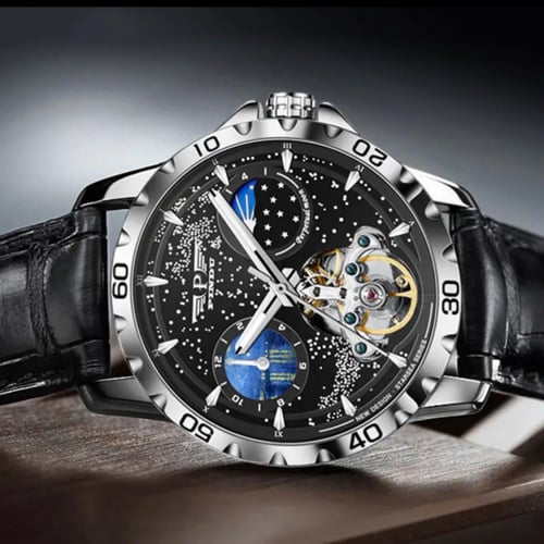 بيندو ساعة رجالى الحركة التلقائية مضيئة ساعة يد fr...