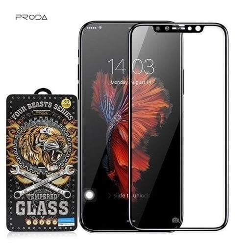 حماية ايفون اكس شفاف ماركة النمر