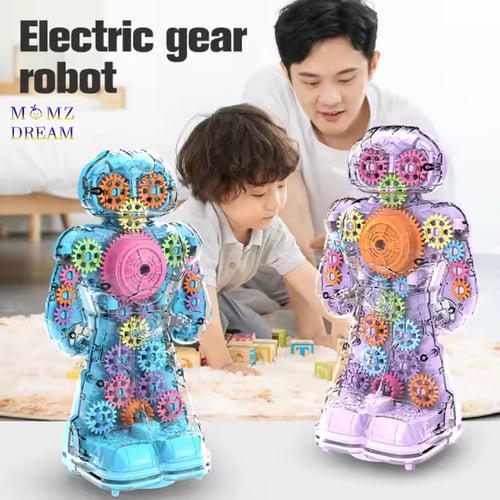 لعبة رجل الي شفاف مع أصوات وإضاءة ليد و حركة دوران...