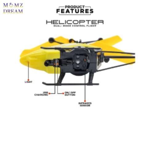 طائرة هليكوبتر تعمل بجهاز تحكم عن بعد للأطفال وبطا...
