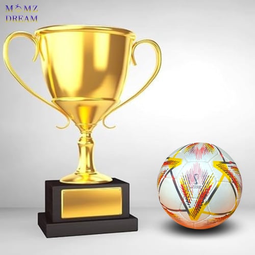 كرة قدم بتصميم كرة كاس العالم صناعة باكستانية ، كر...