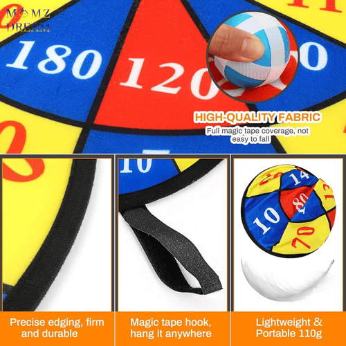 لعبة السهام القماشية ( دارتس قماشي ) مع كرات الرمي...