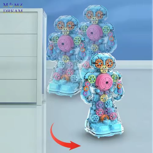 لعبة رجل الي شفاف مع أصوات وإضاءة ليد و حركة دوران...