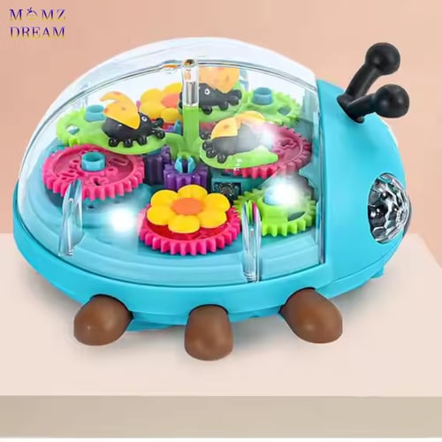 لعبة خنفساء شفافة مع أصوات وإضاءة ليد و حركة دوران...