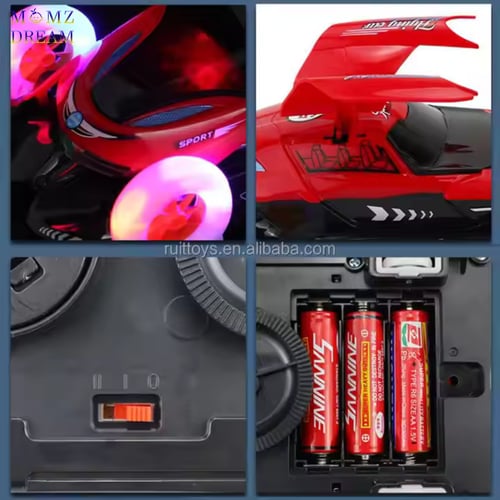 لعبة سيارة كريزي مع أصوات وإضاءة ليد و حركة دوران...