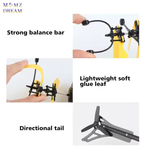 طائرة هليكوبتر تعمل بجهاز تحكم عن بعد للأطفال مع س...