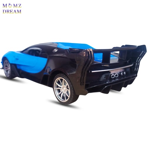 سيارة سباق بوجاتي مع جهاز تحكم عن بعد للأطفال.