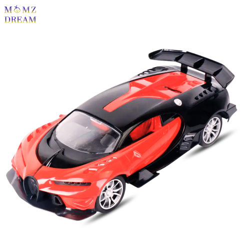 سيارة سباق بوجاتي مع جهاز تحكم عن بعد للأطفال.