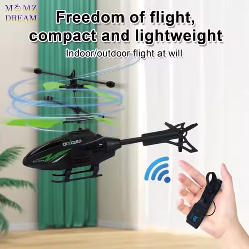 طائرة هليكوبتر تعمل بجهاز تحكم عن بعد للأطفال مع س...