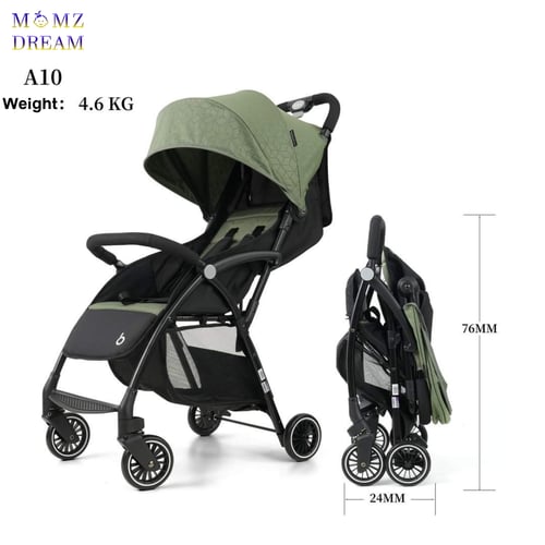 عربة اطفال A10 خفيفة الوزن قابلة للطي من ماركة باو...