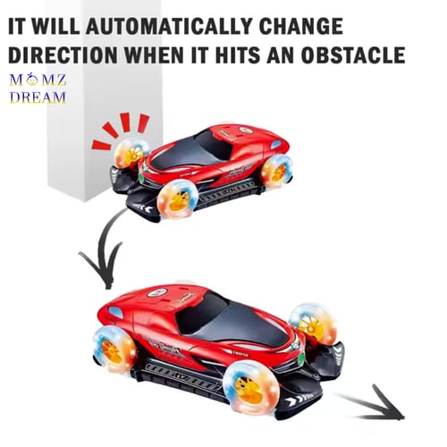 لعبة سيارة كريزي مع أصوات وإضاءة ليد و حركة دوران...