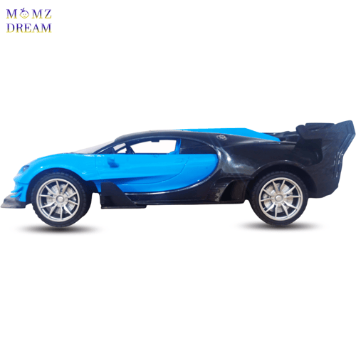 سيارة سباق بوجاتي مع جهاز تحكم عن بعد للأطفال.