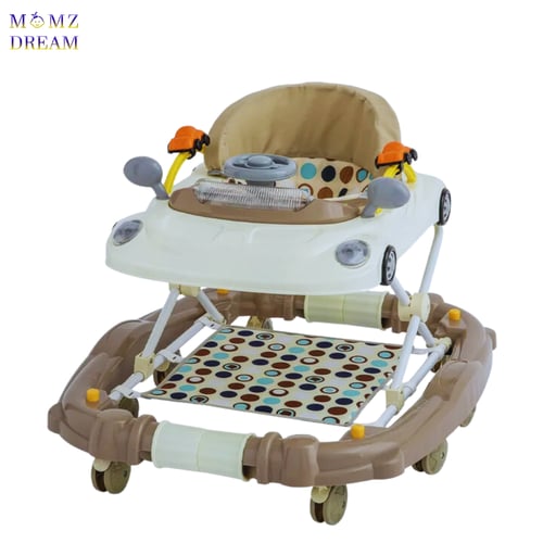 مشاية اطفال 2 * 1 بارتفاع قابل للتعديل ومسند قدم ق...