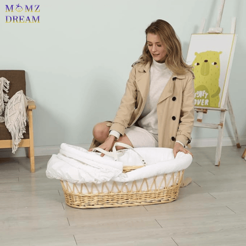 مهد مواليد( سلَة موسى ) للأطفال مع ناموسية ومع الق...