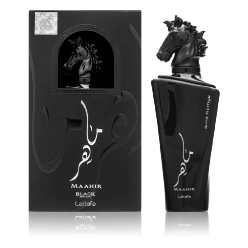 عطر لطافة ماهر بلاك ايدشن أو دو برفيوم 100 ملي - و...