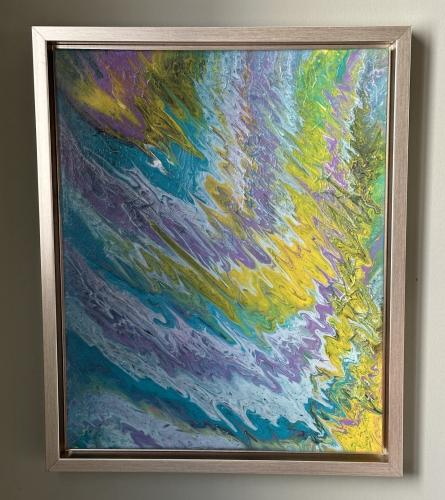 التطام الألوان - لوحة بفن السكب