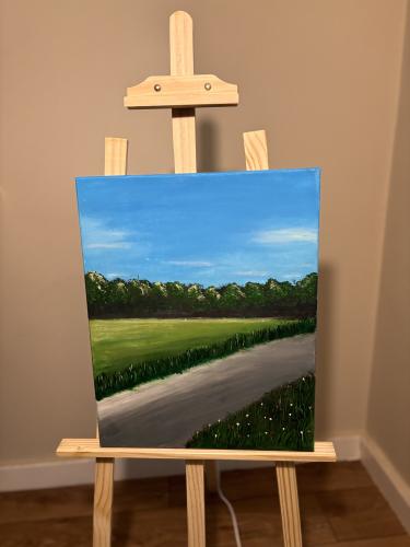 لوحه ٤٠/٥٠ بالألوان الزيتيه