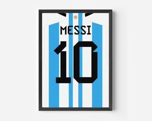 لوحة للأسطورة ميسي