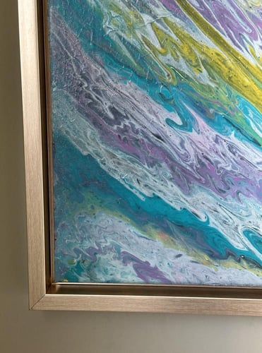 التطام الألوان - لوحة بفن السكب