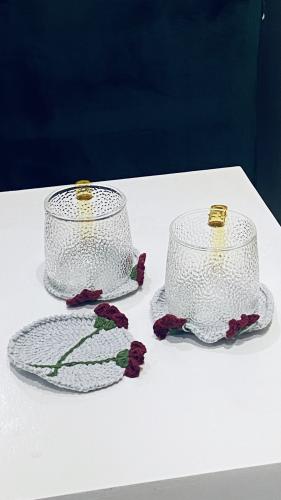 قاعدة أكواب حوكة