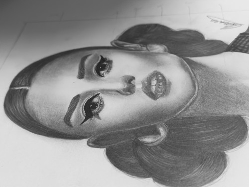 الرسم بالرصاص