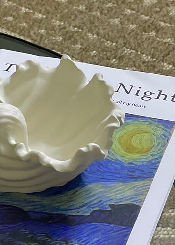 🐚 تحفة الصدف الخرسانية