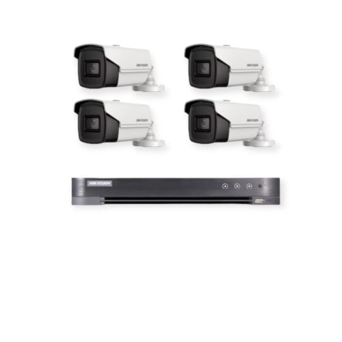 عدد 4 كاميرات 8 ميجـا - خارجية رؤية ليلية 60 متر م...