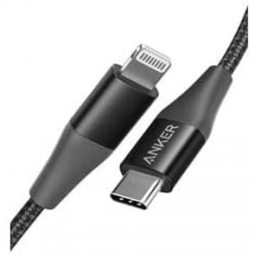 سلك شاحن انكر من USB-C إلى ايفون بطول 90 سم