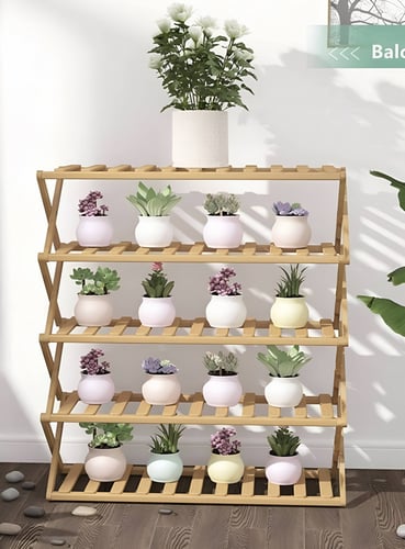 حامل أحذية من الخيزران