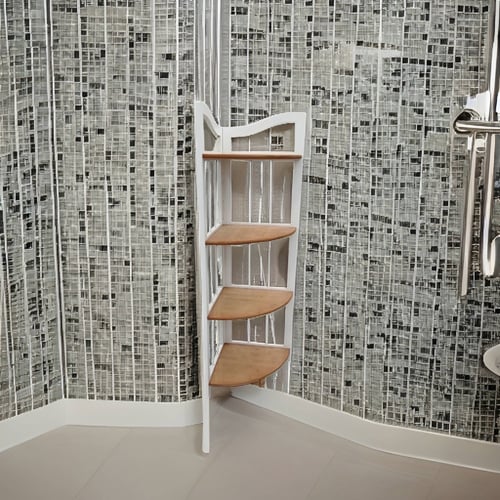 رف تخزين زاوية 4 طوابق