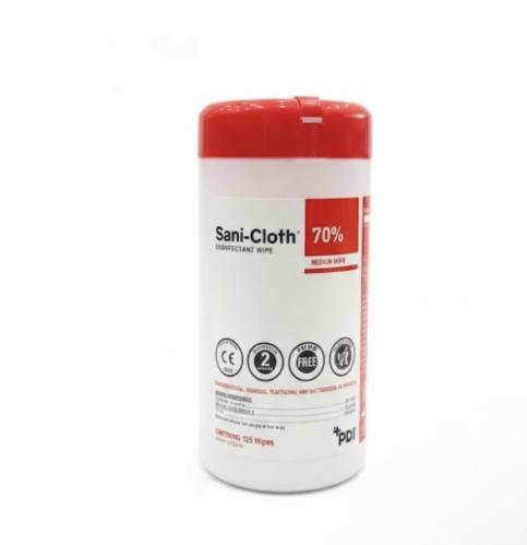 PDI 70% Alcohol Sterile Wipes (125 Wipes)