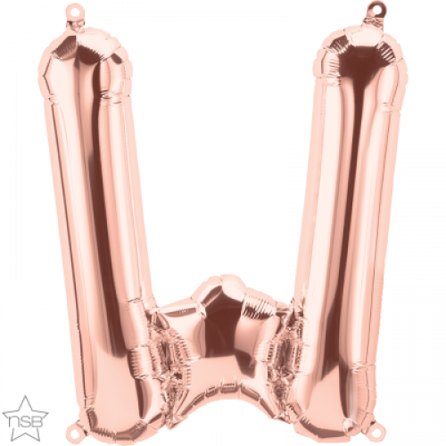 FOIL SMALL LETTER ROSEGOLD (عدد 5 قطع) W