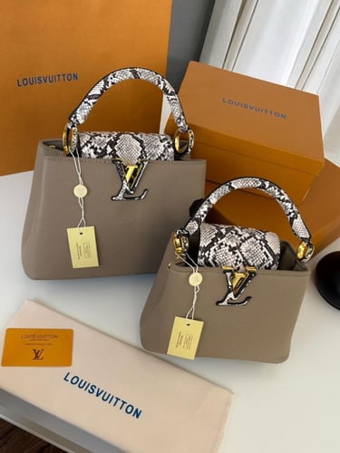 شنطه ماركه لويس فيتون جلد الثعبان