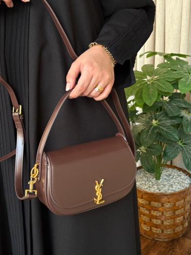 شنطه ماركه سان لوران بني ماستر