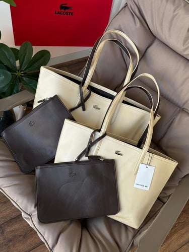 شنطه ماركه لاكوست دبل فيس ماستر