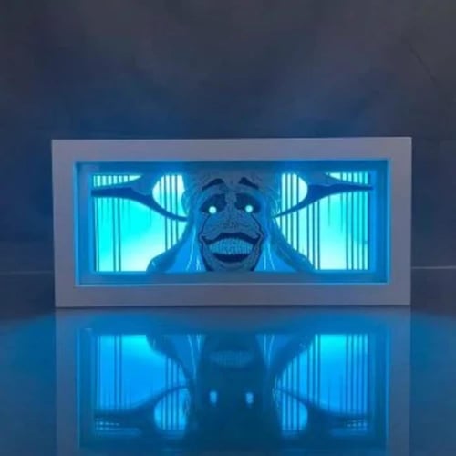 اضاءة تمثال الابتسامة الخبيثة من انمي solo levelin...