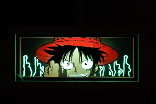 بوكس اضاءة لوفي من انمي ون بيس