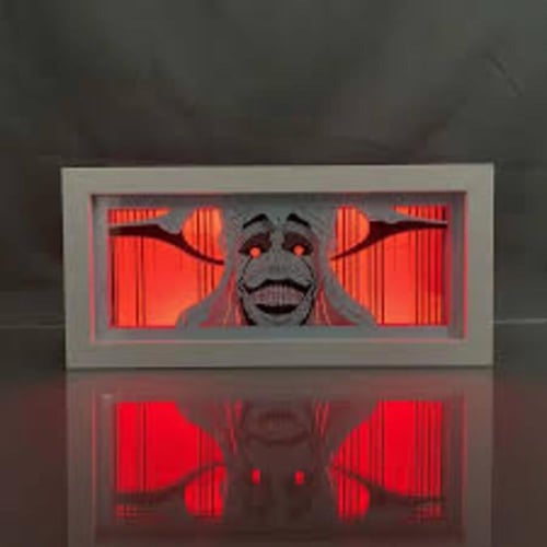 اضاءة تمثال الابتسامة الخبيثة من انمي solo levelin...