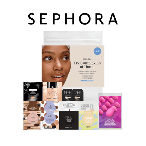 Complexion Try-On Sample Bag With Redeemable Vouch...
