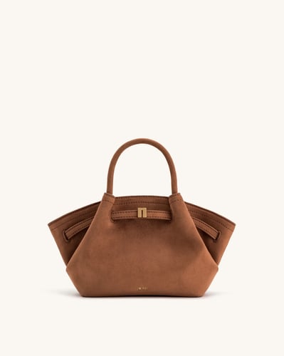 HANA MINI FAUX SUEDE TOTE BAG