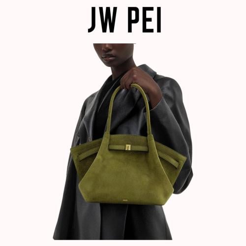 HANA MEDIUM FAUX SUEDE TOTE BAG