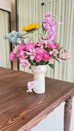 Mayasem Bloom flower Vase - فازة ورد مياسم الورد