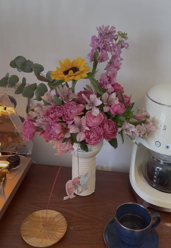 Mayasem Bloom flower Vase - فازة ورد مياسم الورد