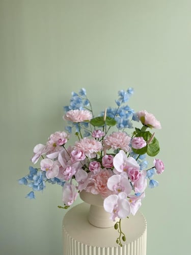 فازة الربيع ( ورد صناعي)