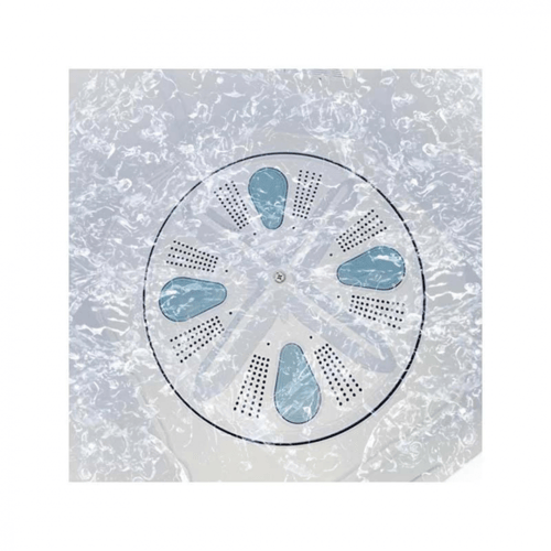 غسالة جنرال سوبريم نصف أوتوماتيك حوضين ,5 كجم ,ابي...