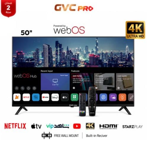 شاشة جي في سي برو 50 بوصة GVC-50GW6101-WBOS