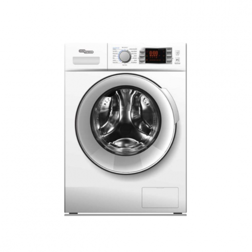 غسالة سوبر جنرال بتعبئة أمامية ، 10 كيلو ، أبيض