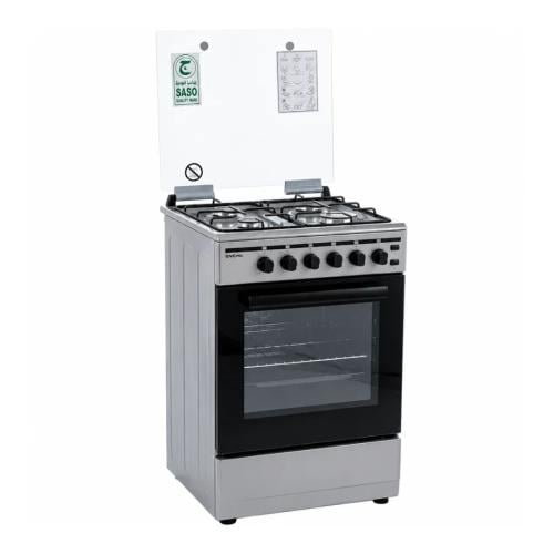 فرن غاز 4 عيون 50*55 تركسي سلفر GVCSI-5055-1